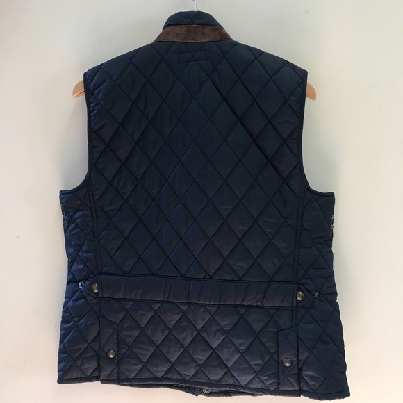 Ralph Lauren Polo Quilted Vest Leather Patch - Picture 4 of 5